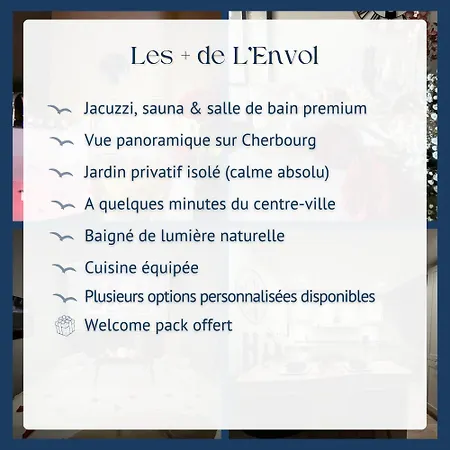 L'envol - Jacuzzi, Sauna Et Belle Vue Cherbourg-en-Cotentin